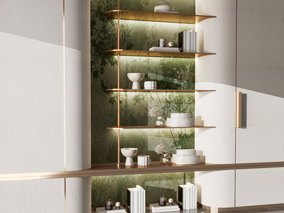 现代墙面装饰柜