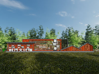 现代文化墙景观墙 城市雕塑小品3d模型 现代文化墙景观墙 城市雕塑小品