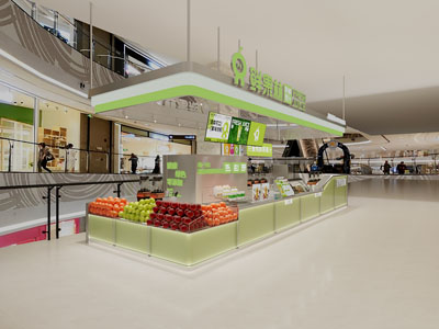 现代水果超市店门头