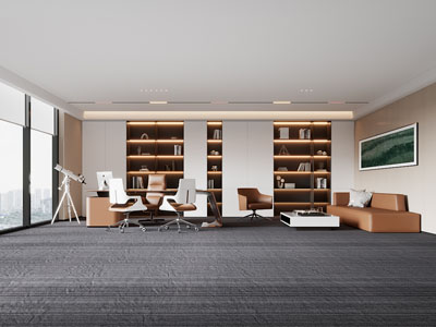 现代董事长 总经理办公室3d模型 现代董事长 总经理办公室