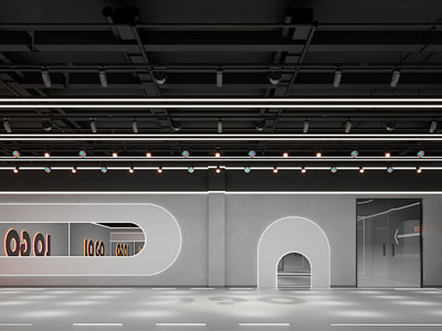 工业风loft舞蹈馆3d模型 工业风loft舞蹈馆