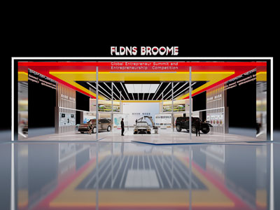 现代汽车展厅展览3d模型 现代汽车展厅展览