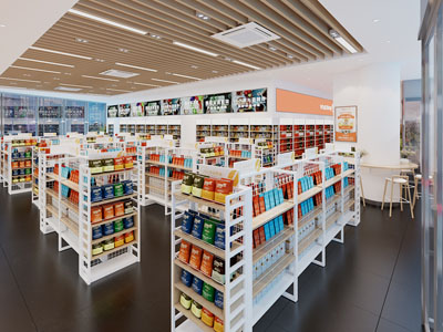 现代零食百货超市 便利店3d模型 现代零食百货超市 便利店