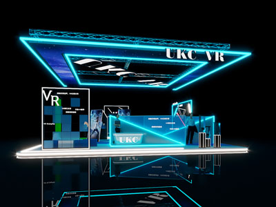 现代VR科技展厅展览3d模型 现代VR科技展厅展览