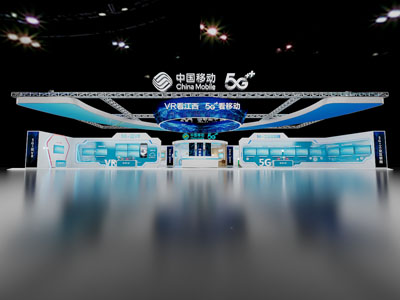 现代中国移动展厅展览3d模型 现代中国移动展厅展览