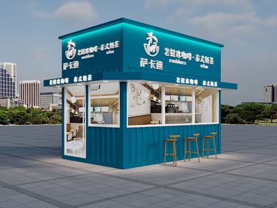 现代咖啡奶茶店3d模型 现代咖啡奶茶店