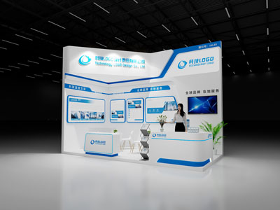 现代科技展厅展览3d模型 现代科技展厅展览