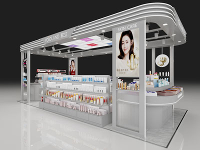 现代化妆品专柜 展柜展台