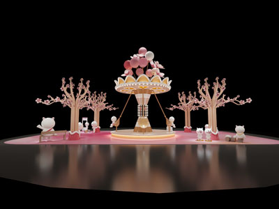 现代产品活动推广美陈