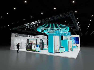 现代科技展厅展览3d模型 现代科技展厅展览