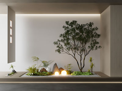 现代室内景观园艺小品