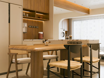 现代中古风餐厅