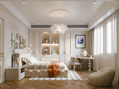 法式奶油风卧室