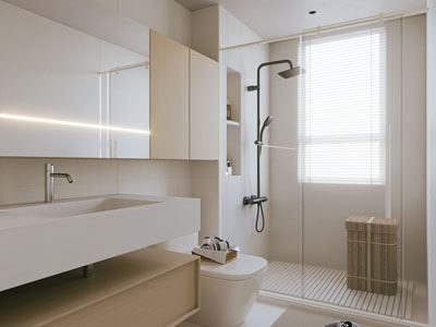 现代卫浴间 洗手间