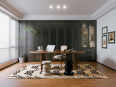 法式中古风书房