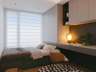 现代榻榻米卧室