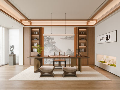 新中式书房