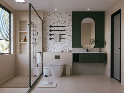 现代卫浴间 洗手间