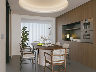 现代中古风餐厅