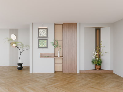 现代玄关门厅鞋柜