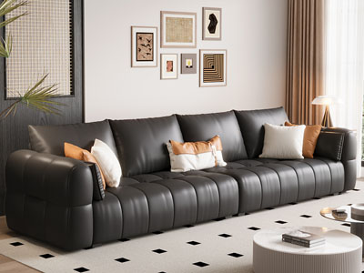 现代客厅多人沙发3d模型 现代客厅多人沙发