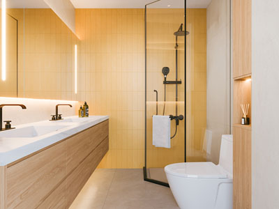 现代卫浴间 洗手间