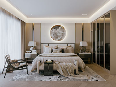 新中式卧室
