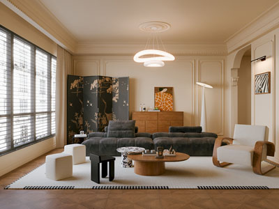 法式中古风客厅