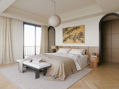 法式奶油风卧室