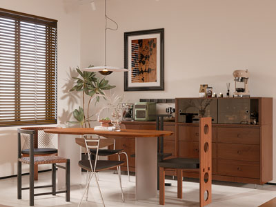 现代中古风餐厅