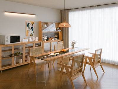 现代中古风餐厅