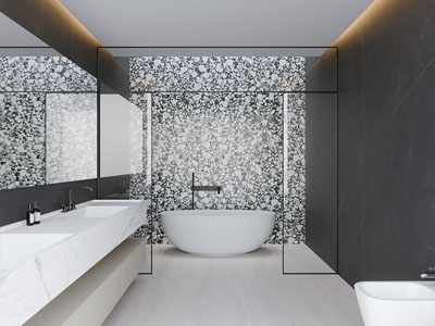 现代卫浴间 洗手间