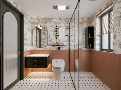 法式卫浴间 洗手间