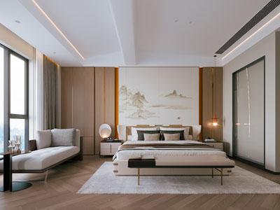 新中式卧室