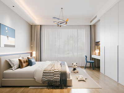 现代卧室 儿童房