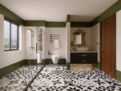 法式中古风卫浴间 洗手间