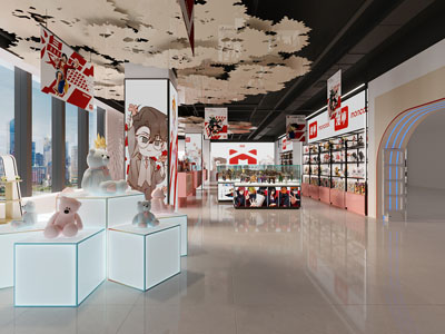 现代动漫手办专卖店 玩具礼品店3d模型 现代动漫手办专卖店 玩具礼品店