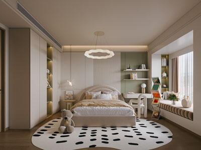 现代卧室 儿童房