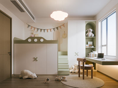 现代卧室 儿童房