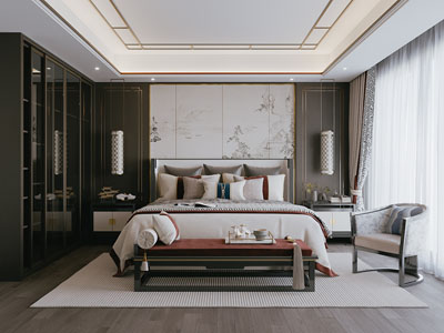 新中式卧室