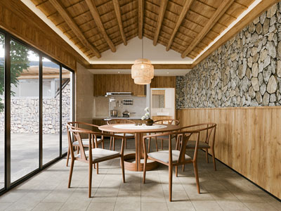 新中式民宿餐厅