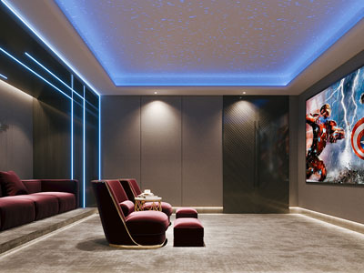 现代视听室 影音室