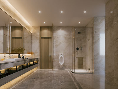 现代卫浴间 洗手间