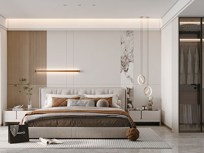 现代主卧室