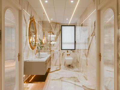 法式轻奢卫浴间 洗手间