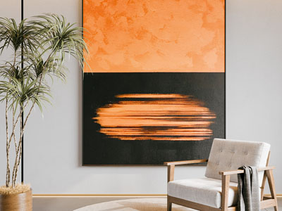 现代休闲椅子 装饰挂画