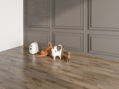 现代猫咪雕塑雕刻摆件组合