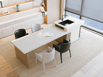 现代奶油风餐厅