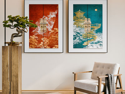 新中式装饰挂画