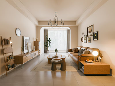 北欧中古风客厅